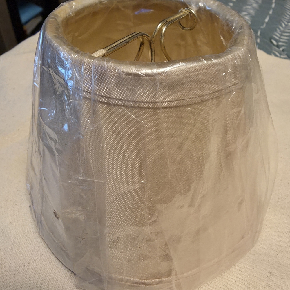 Beige Fabric Lamp Shade